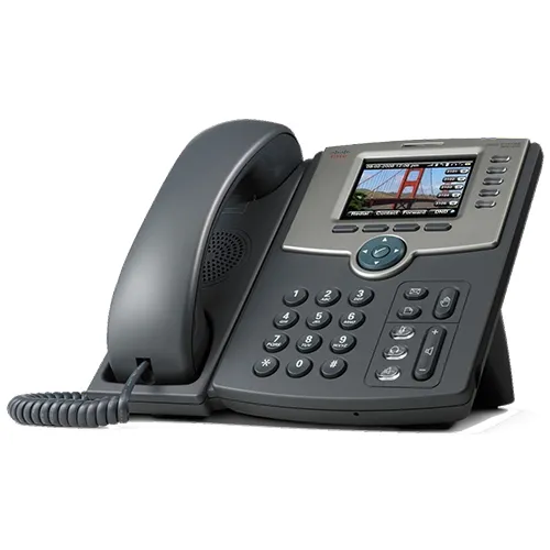Cisco IP desk phone with a color display